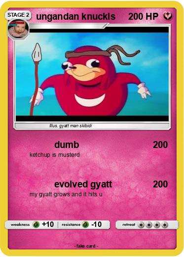 Pokemon ungandan knuckls