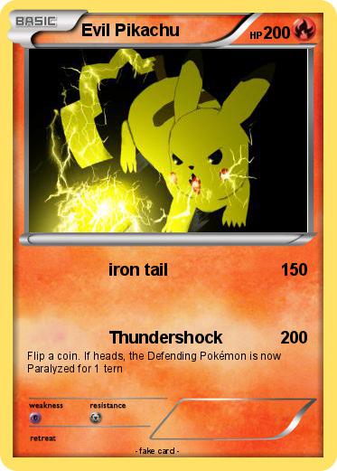 Pokemon Evil Pikachu