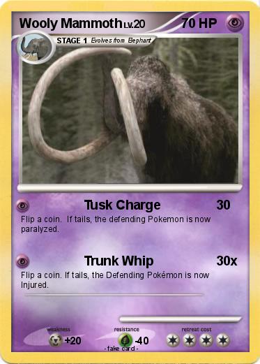 Pokemon Wooly Mammoth