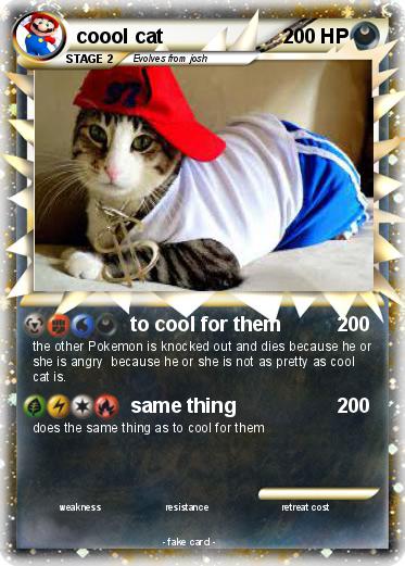 Pokemon coool cat