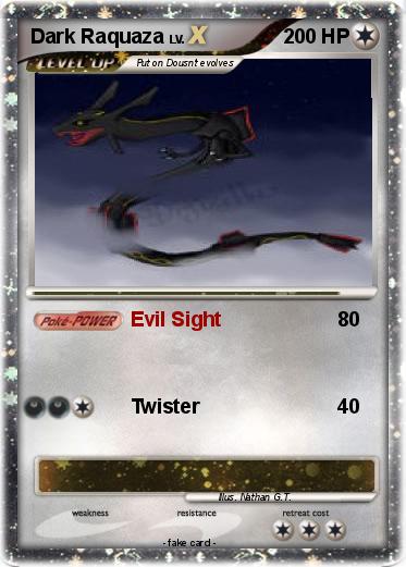 Pokemon Dark Raquaza