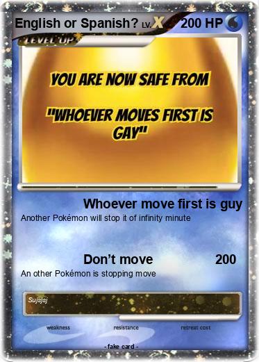 Pokemon English or Spanish?