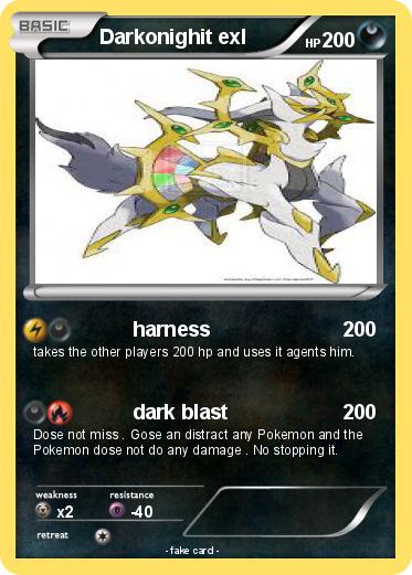 Pokemon Darkonighit exl