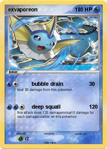 Pokemon exvaporeon
