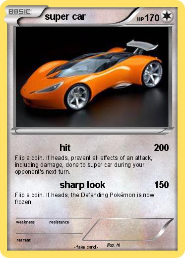 Pokemon super car