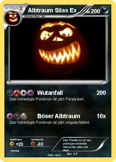 Pokemon Albtraum Silas Ex