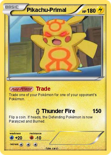 Pokemon Pikachu-Primal