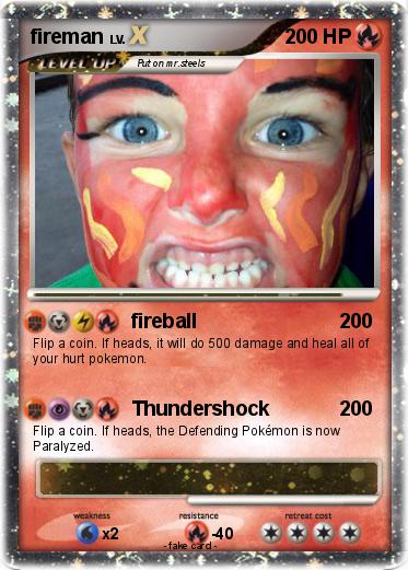 Pokemon fireman