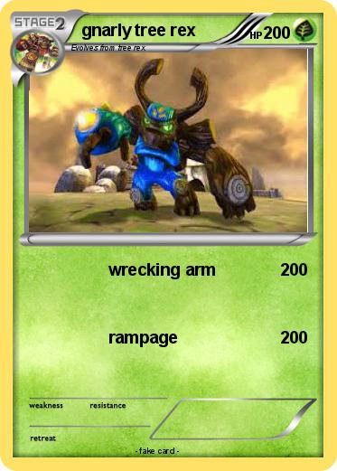 Pokemon gnarly tree rex
