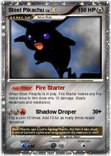 Pokemon Steel Pikachu