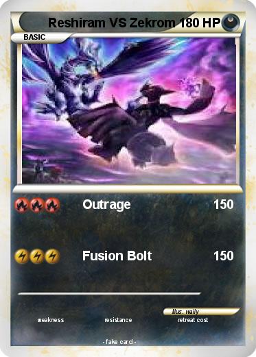 Pokemon Reshiram VS Zekrom
