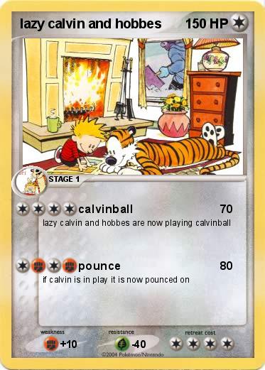 Pokemon lazy calvin and hobbes