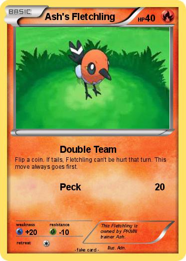 Pokemon Ash's Fletchling