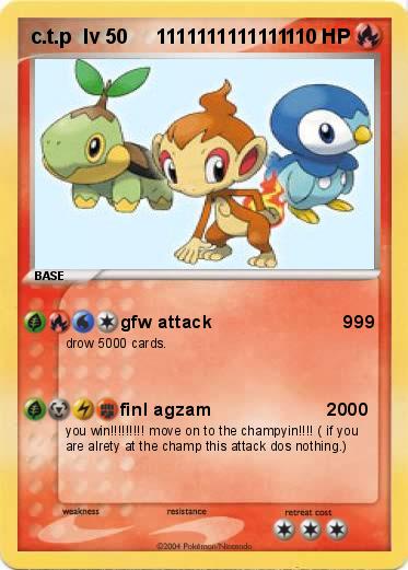 Pokemon c.t.p  lv 50     1111111111111