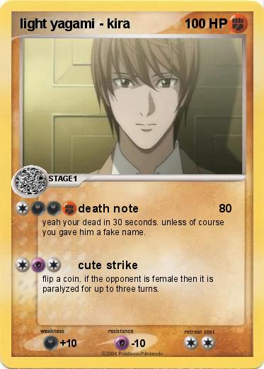 Pokemon light yagami - kira