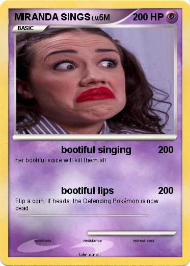 Pokemon MIRANDA SINGS