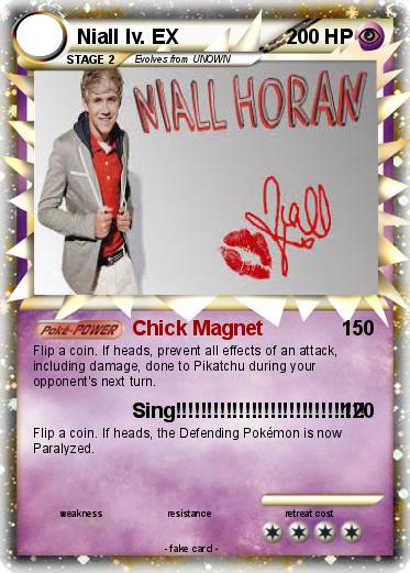 Pokemon Niall lv. EX Pokemon Niall lv. EX