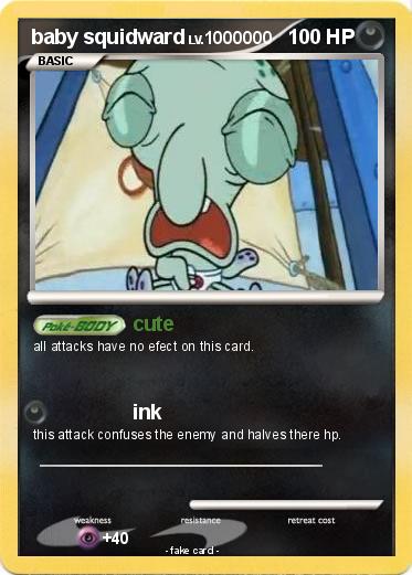 Pokemon baby squidward