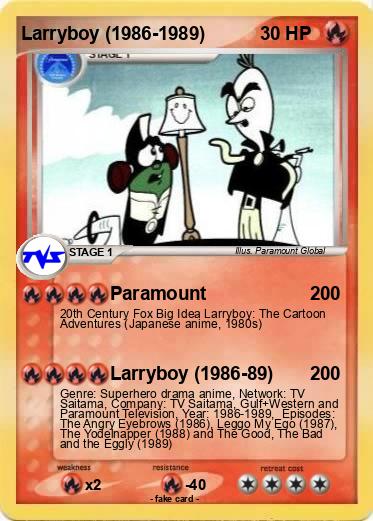 Pokemon Larryboy (1986-1989)