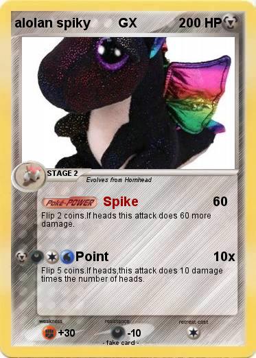 Pokemon alolan spiky        GX