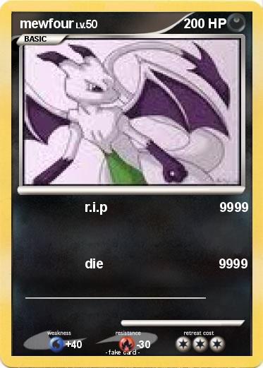 Pokemon mewfour