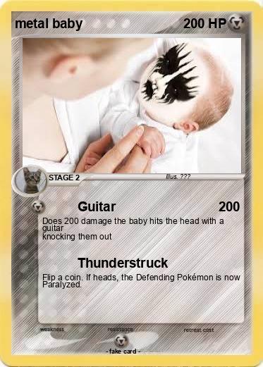 Pokemon metal baby