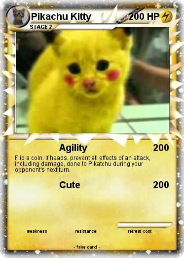Pokemon Pikachu Kitty