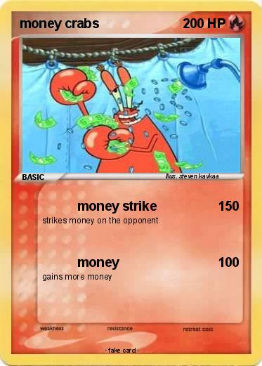 Pokemon money crabs