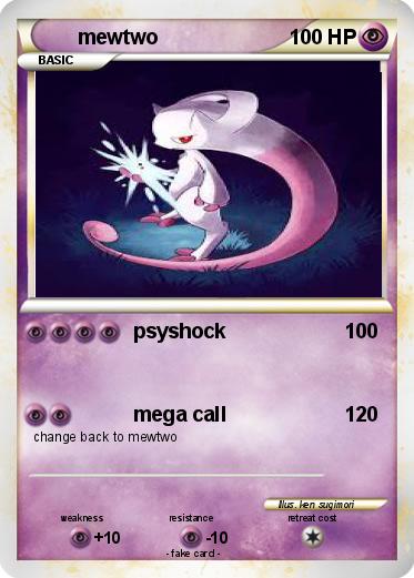Pokemon mewtwo