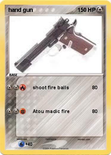 Pokemon hand gun