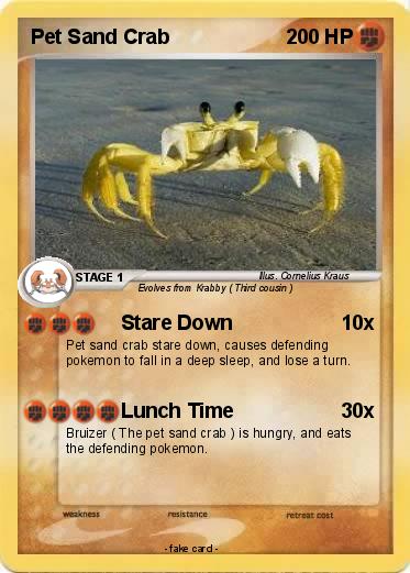 Pokemon Pet Sand Crab