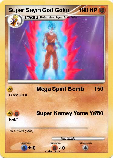 Pokemon Super Sayin God Goku