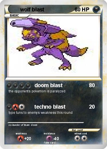 Pokemon wolf blast