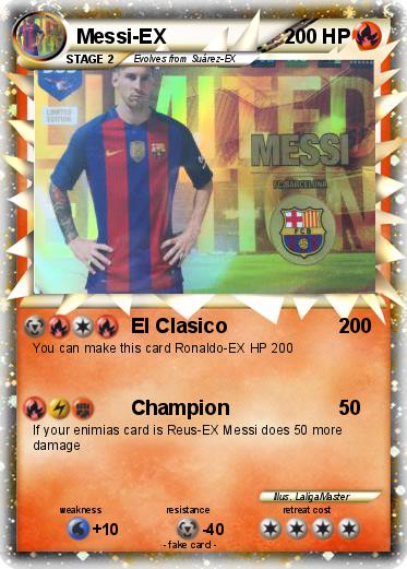 Pokemon Messi-EX