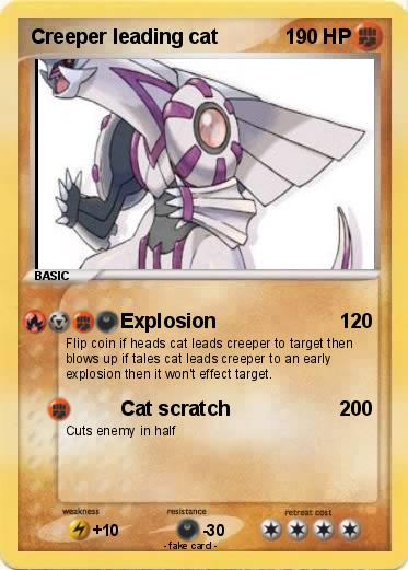 Pokemon Creeper leading cat