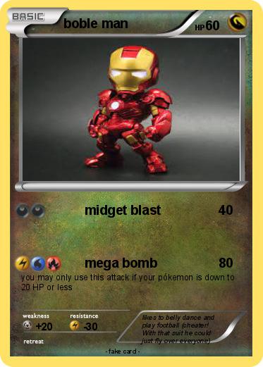 Pokemon boble man