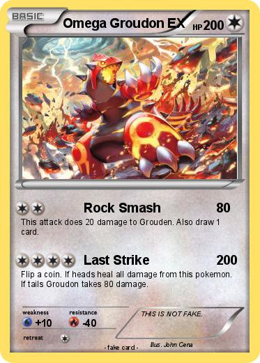 Pokemon Omega Groudon EX