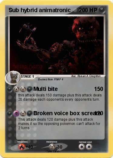 Pokemon Sub hybrid animatronic