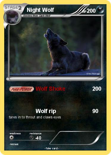 Pokemon Night Wolf