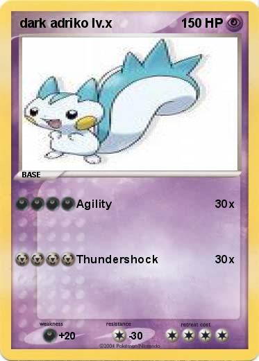 Pokemon dark adriko lv.x