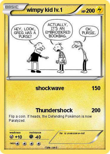Pokemon wimpy kid lv.1