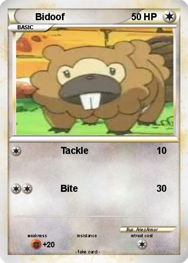 Pokemon Bidoof