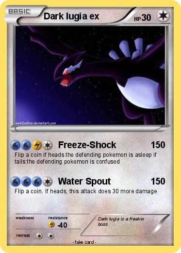 Pokemon Dark lugia ex