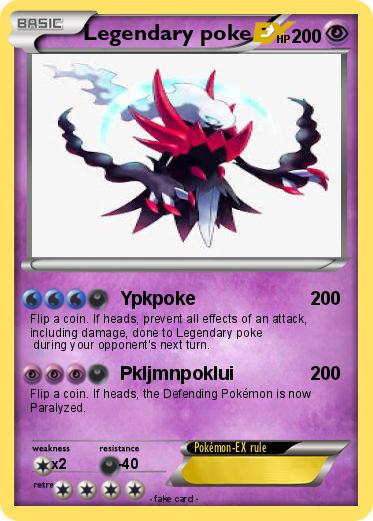 Pokemon Legendary poke