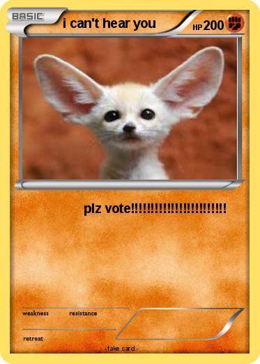 Pokemon i can't hear you