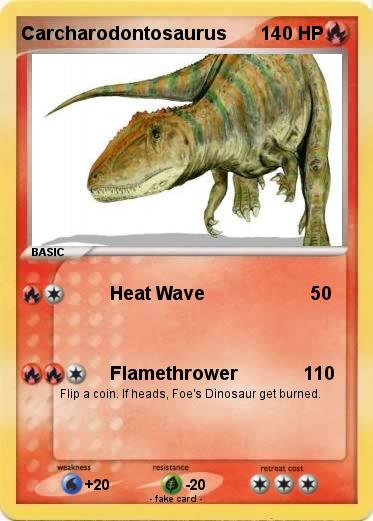 Pokemon Carcharodontosaurus