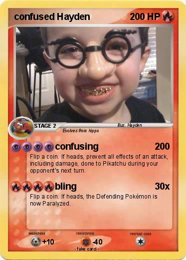Pokemon confused Hayden