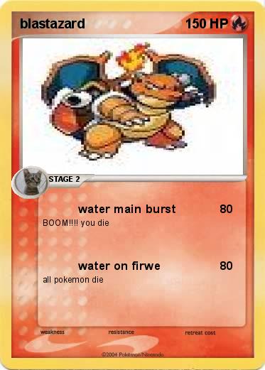 Pokemon blastazard