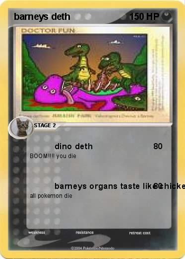 Pokemon barneys deth