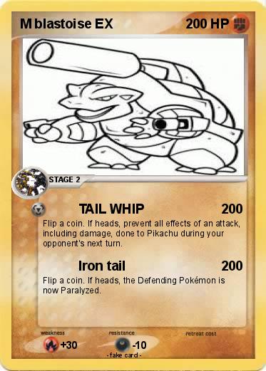 Pokemon M blastoise EX